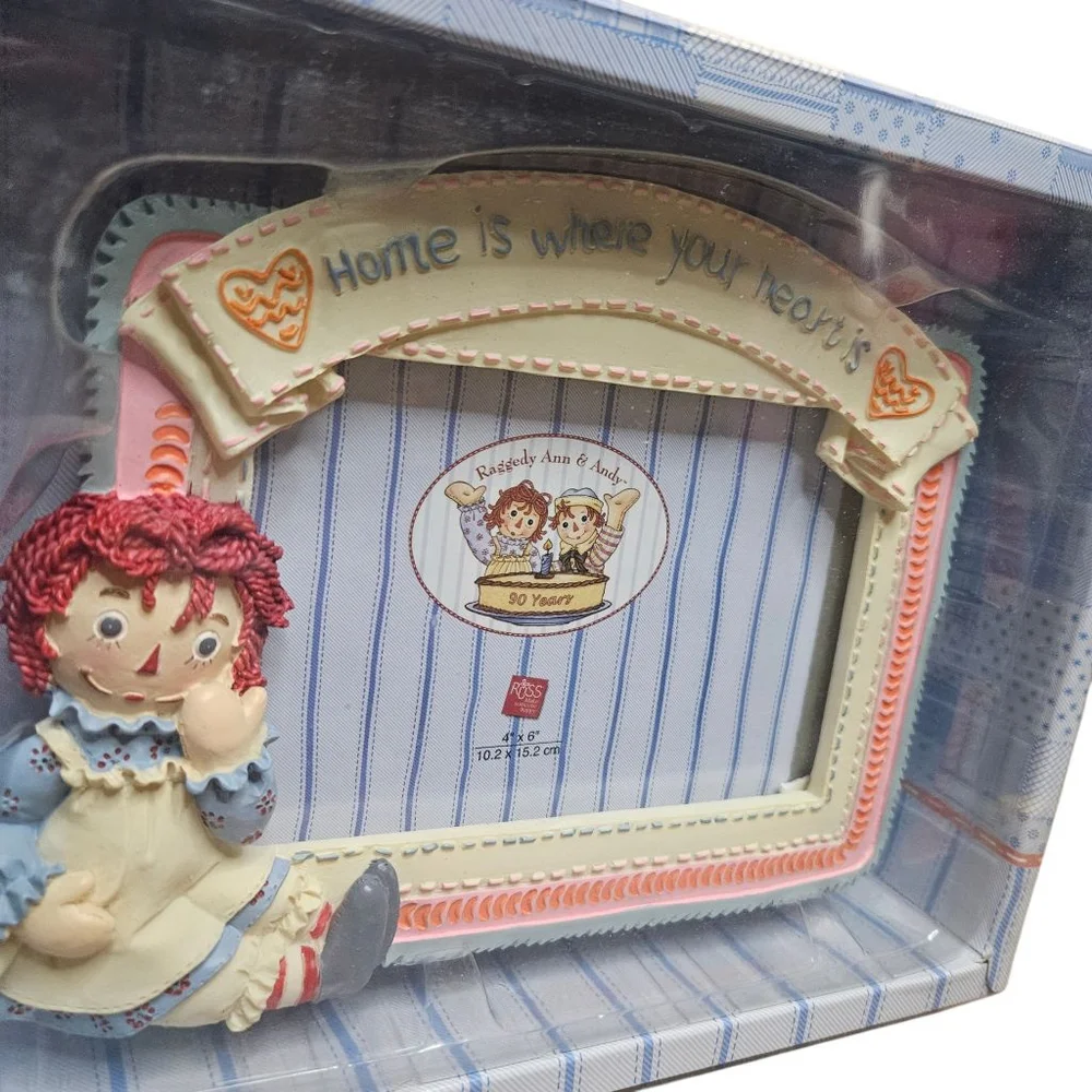 Russ 4x6 Multicolor Raggedy Ann Vintage Picture Frame